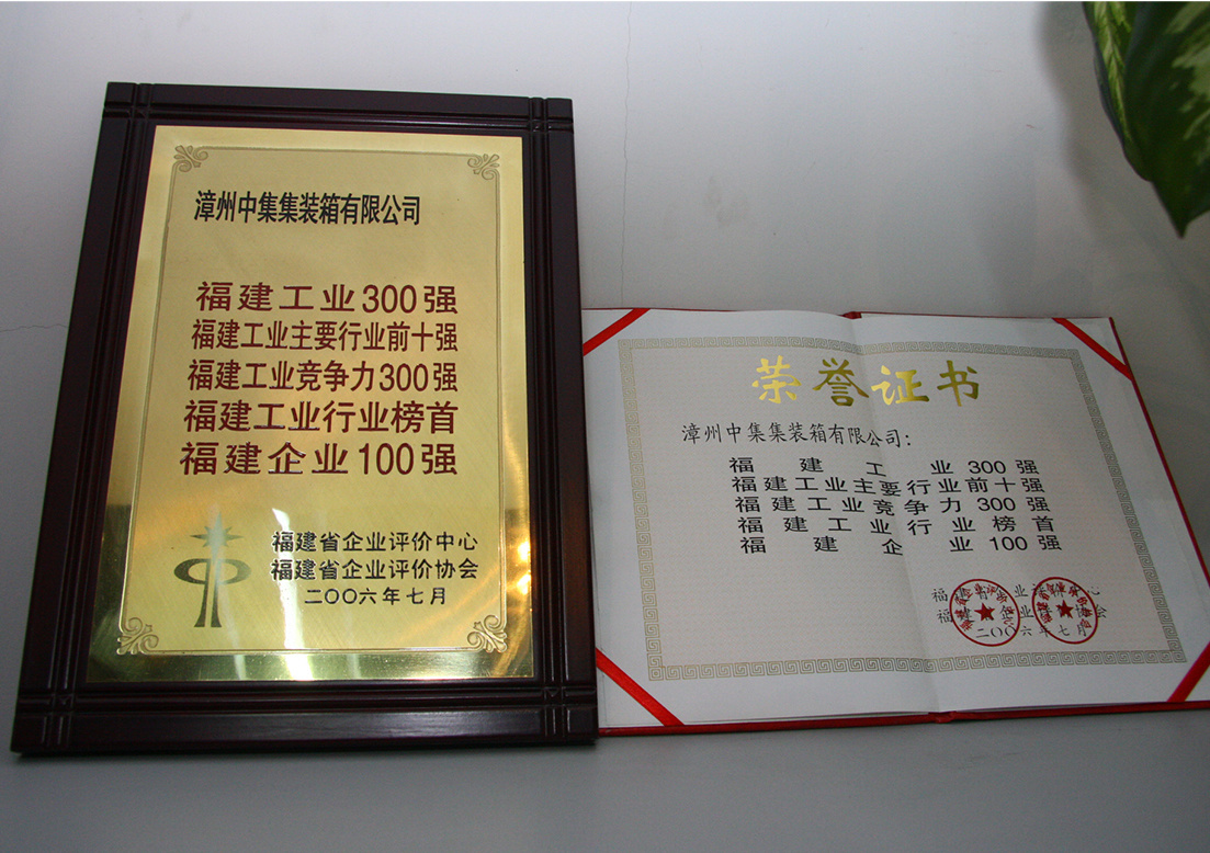 2006年度福建省工业企业300强