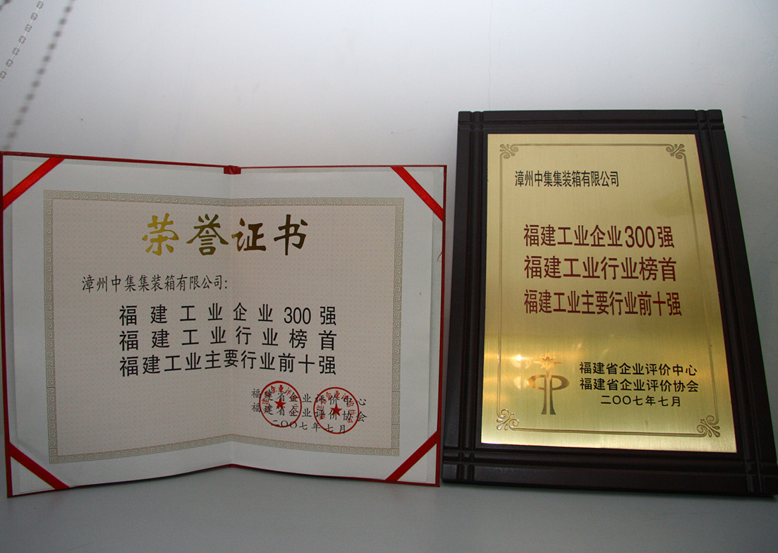 2007年度福建省工业企业300强